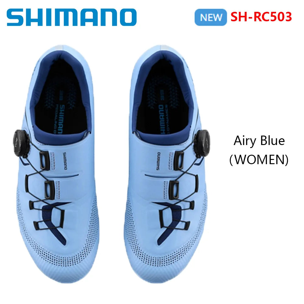 Shimano RC502 RC503 Road Bike Lock Shoes RC5 RC500 RC502 Carbon Fiber Sole Road Bike Self-locking Riding Shoes Locking Shoes