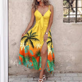 Bohemian Floral V-Neck Mini Dress