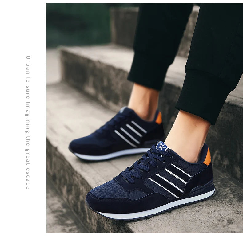 Men's Corduroy Lace-Up Casual Sneakers