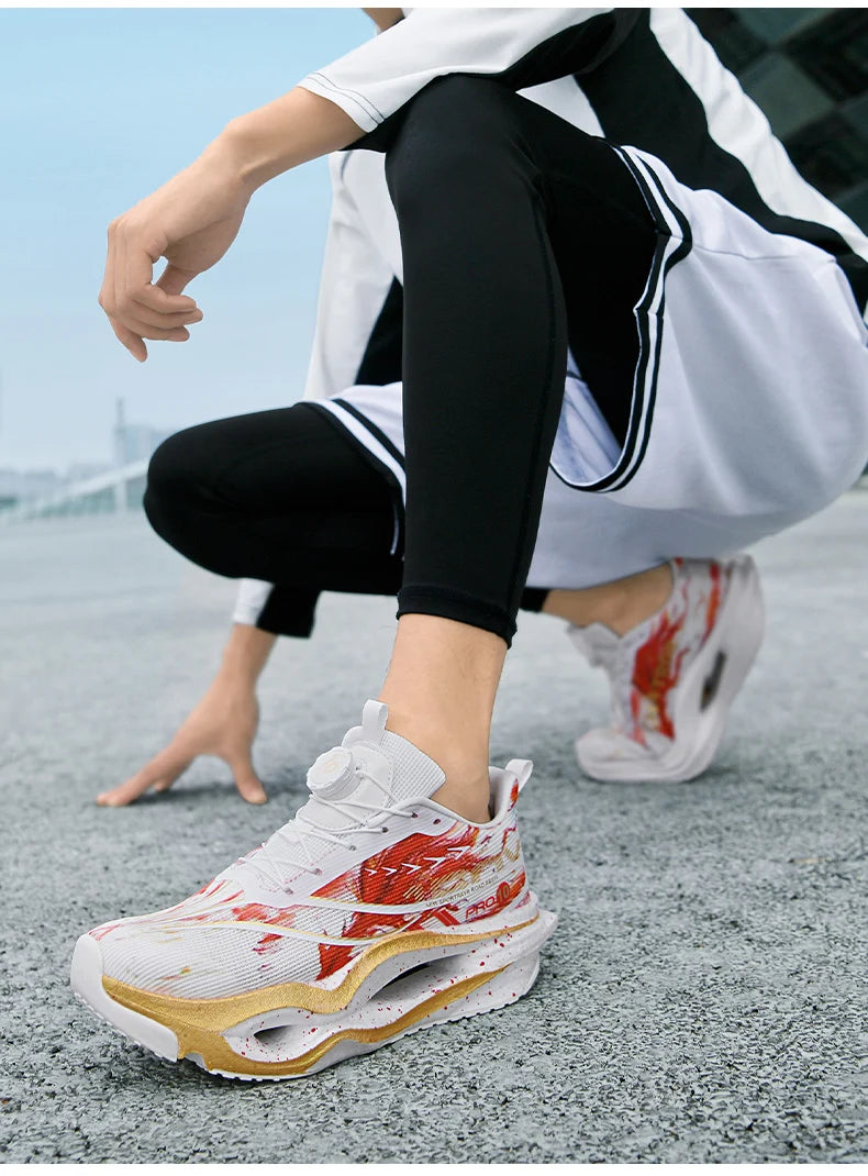 LETCOMFIT Unisex Breathable Running Sneakers — Wide Fit, Cushioned, Anti-Odor