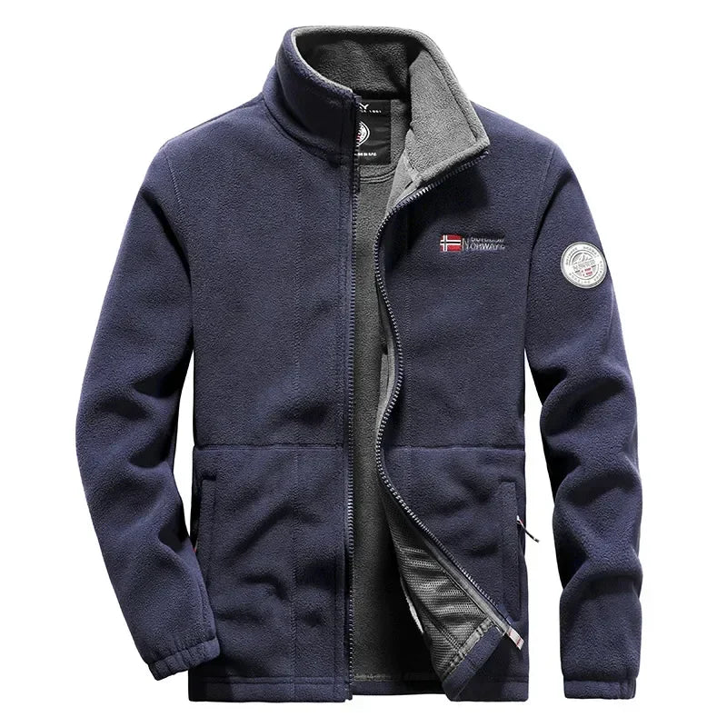 Norway Outdoors Polar Fleece Jacket Men Thicken Thermal Fleece Tactical Sport Coat Militar Softshell Hiking Outdoor Army Jackets