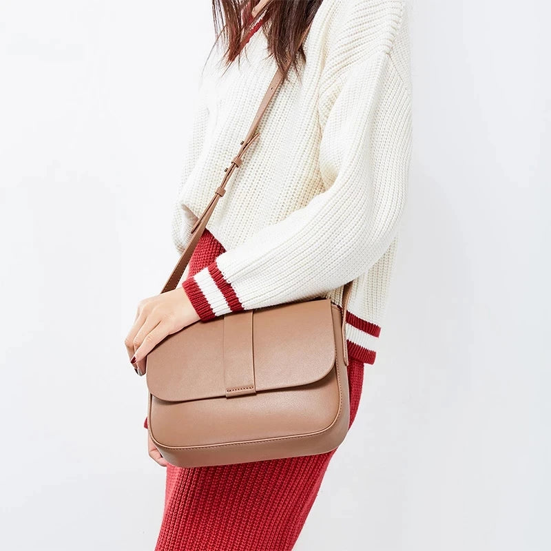 Wholesale Women Suede Bag Female Retro Frosted Cowhide Split Leather Armpit Shoulder Bag Lady Handbag Trendy Crossbody Messenger