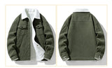 Men's Corduroy Fleece Jacket – Warm Winter Coat