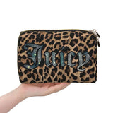 J-Juicy-C-Couture Makeup Bag Zipper Pouch Travel Cosmetic Bags Large Leather Portable Cosmetic Bag for Women
