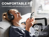 FIFINE Bluetooth wireless headset,Noise Canceling Headphones with Transparency Mode,Deep Bass,Clear Calls,80H Playtime -X3