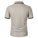 Men's Short Sleeve Knit Polo Shirt