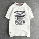 Men's Vintage Motorcycle Cotton T-Shirt