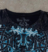 Men's Affliction Style Y2K Graphic Tee – Double-Sided Print