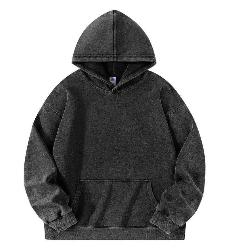 Vintage Washed Oversized Pullover Hoodie