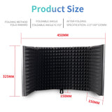 G-MARK 5 Panel Vocal Isolation Shield for Studio Recording