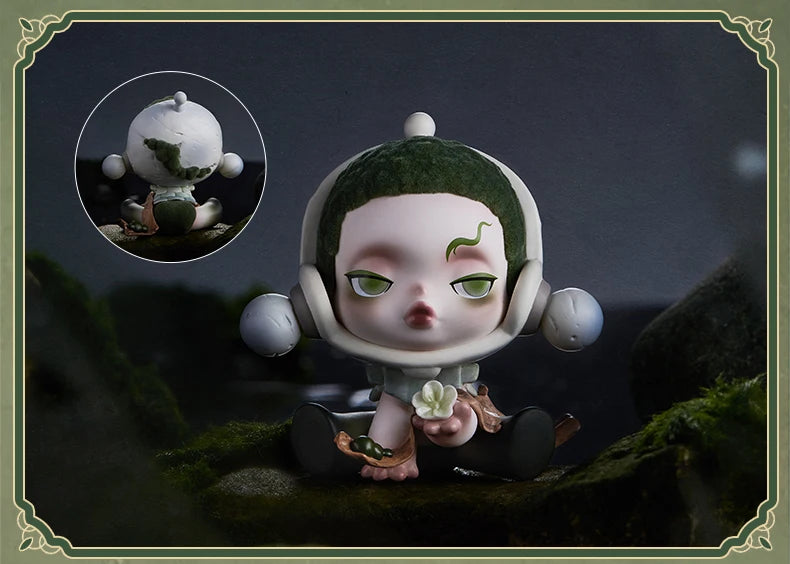 POP MART SKULLPANDA The Ink Plum Blossom Series Trendy Blind Box Toys Mystery Box Mistery Action Figure Surprise Birthday Gift