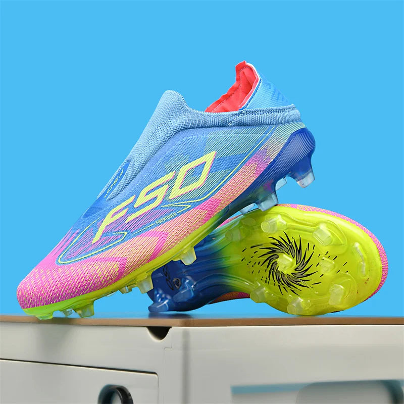 Men's Soccer Cleats with Lace-Up Fit