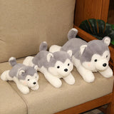 Cute Lying Husky Plush Pillow