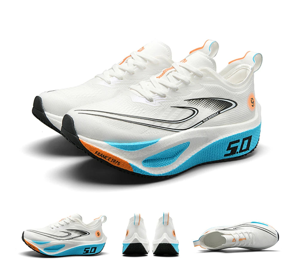 Men's Lightweight Breathable Mesh Training Running Shoes - Non-Slip, Casual Athletic Sneakers for Outdoor Sports & Jogging