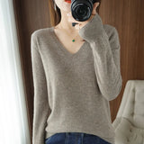 Women’s Lace V-Neck Knit Sweater