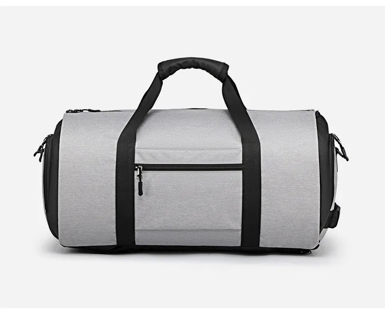 OZUKO Garment bag Multifunction Men Suit Storage Large Capacity Luggage Handbag Male Waterproof Travel Duffel Bag Shoes Pocket