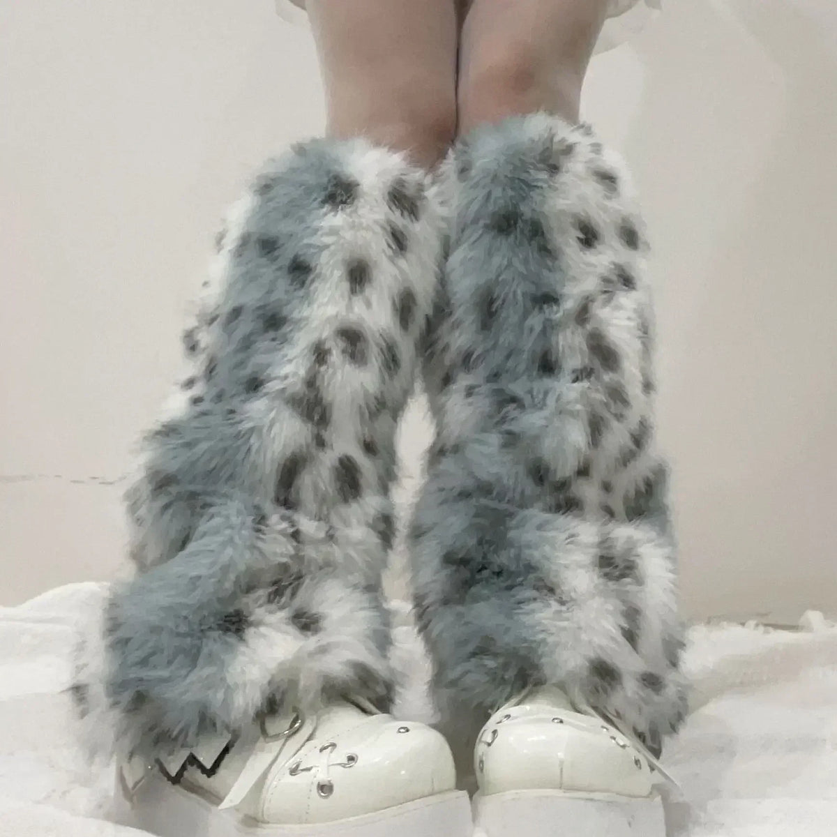 Women's Plush Leg Warmers for Winter & Y2K Outfits
