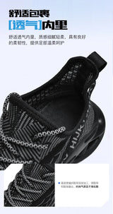 Men's Breathable Mesh Lace-Up Sneakers