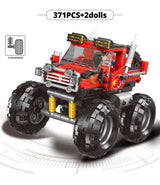 ZKZC Technical Off-road Racing Vehicle Truck Car Model Building Blocks City Monster Trucks Bricks Toys For Children Gift