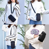 New Mobile Phone Bag Funny Anime Dog Print Shoulder Messenger Bag Women Men Coin Purse Handbag Animal Lover Small Crossbody Bag