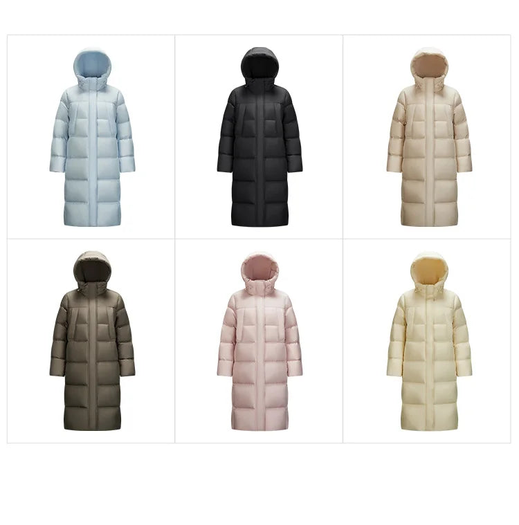 Women’s Longline Hooded Down Jacket