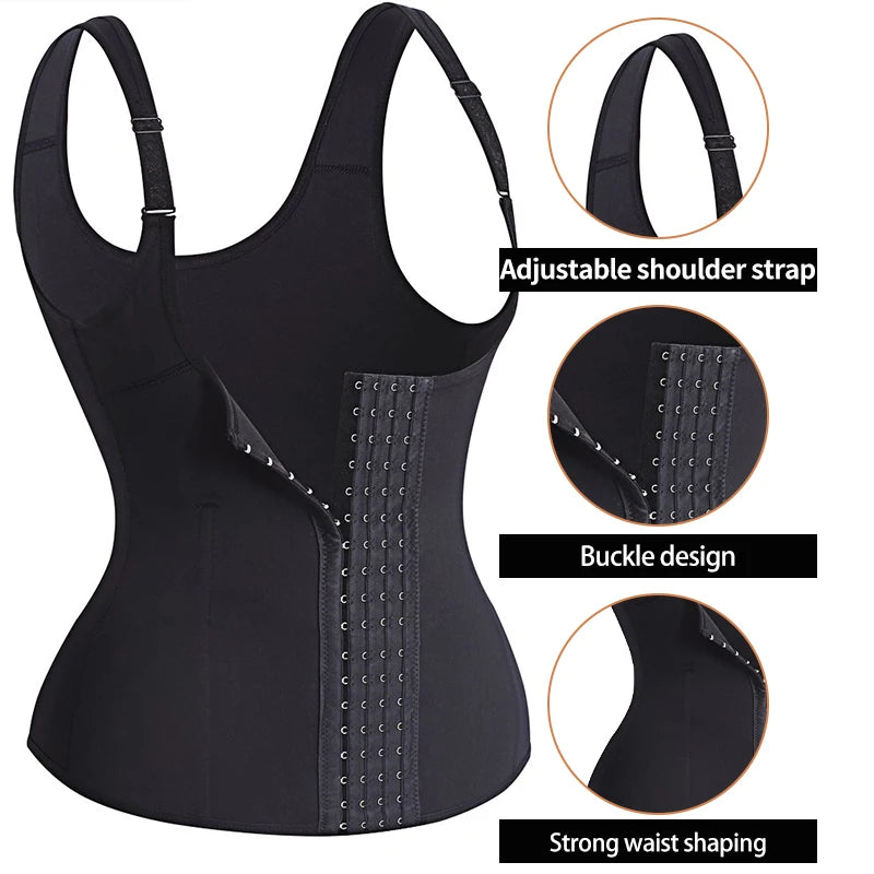 Women's Adjustable Firm Control Waist Trainer & Gym Corset