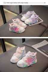 Classic Kids' Leather Fashion Sneakers