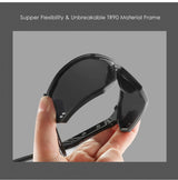 KDEAM High-End Sports Sunglasses Polarized Men's Cycling Glasses Dismountable TR90 Frame And Nose Pads Easy To Exchange