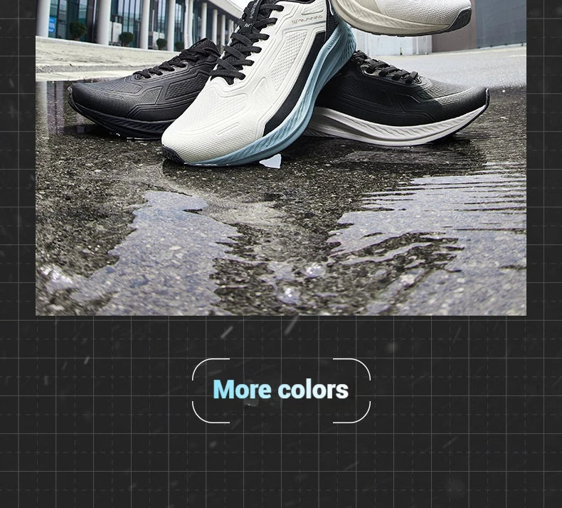 361 Degrees Wingblade Rainblock Men Running Shoes Splash Proof Anti-Slip Water Repellent Grippy Stable Male Sneakers 672532231
