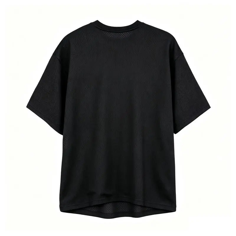 Men's Oversized Mesh Sport Tee – Breathable & Quick Dry