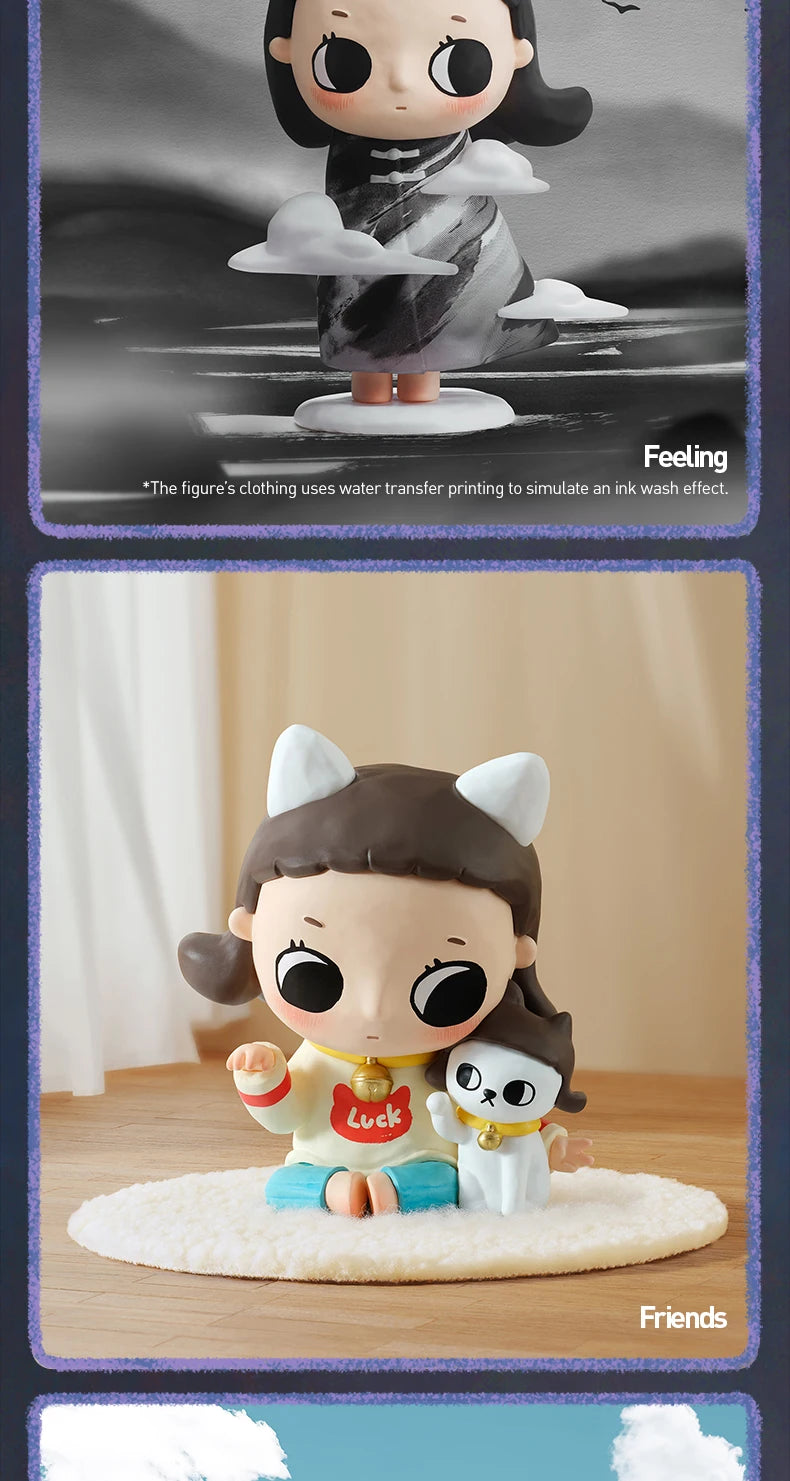 POP MART Nyota Growing Up By Your Way Series Blind Box Guess Bag Mystery Box Toys Doll Cute Anime Figure Desktop Ornaments