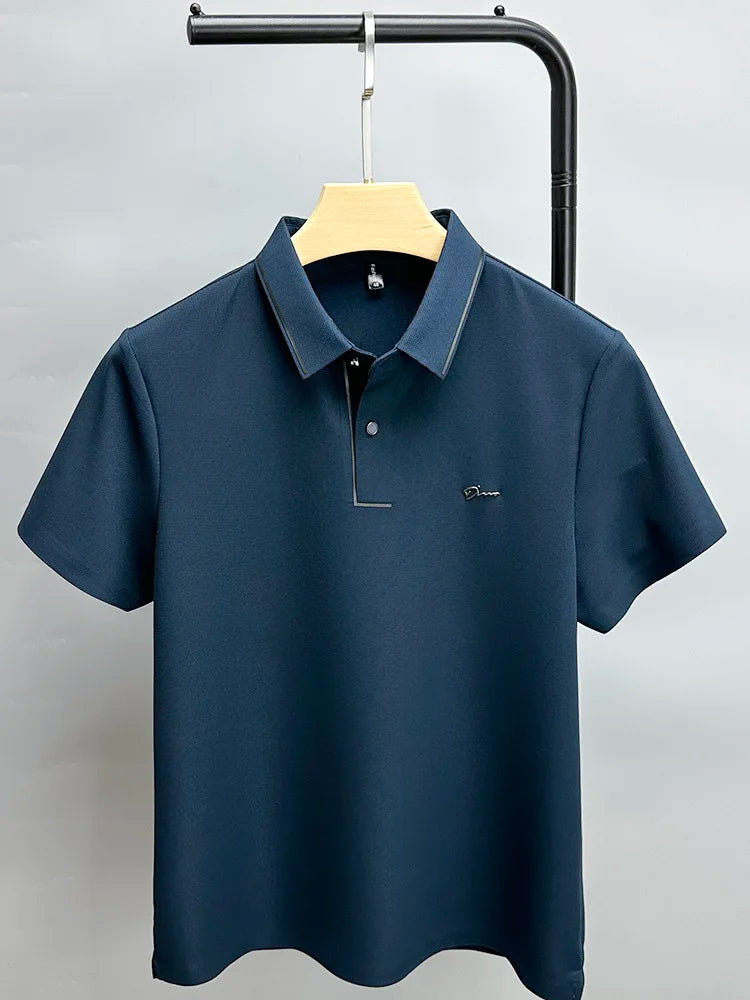 Men's Diamond Emblem Short-Sleeve Polo Shirt
