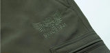 Men's Winter Fleece Straight-Leg Cargo Pants