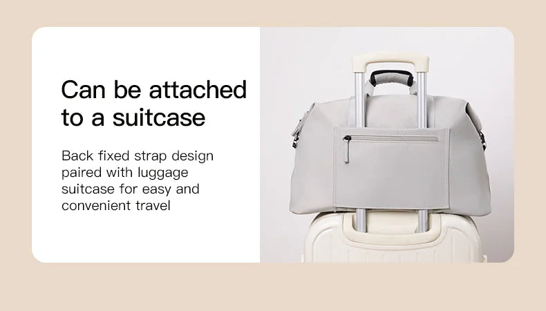 Flower Princess Traveler's Short Distance Travel Bag Crossbody Large Capacity Multi Layer Fashion Luggage Bag for Men and Women