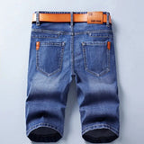Men's Slim Stretch Denim Shorts | Summer Style