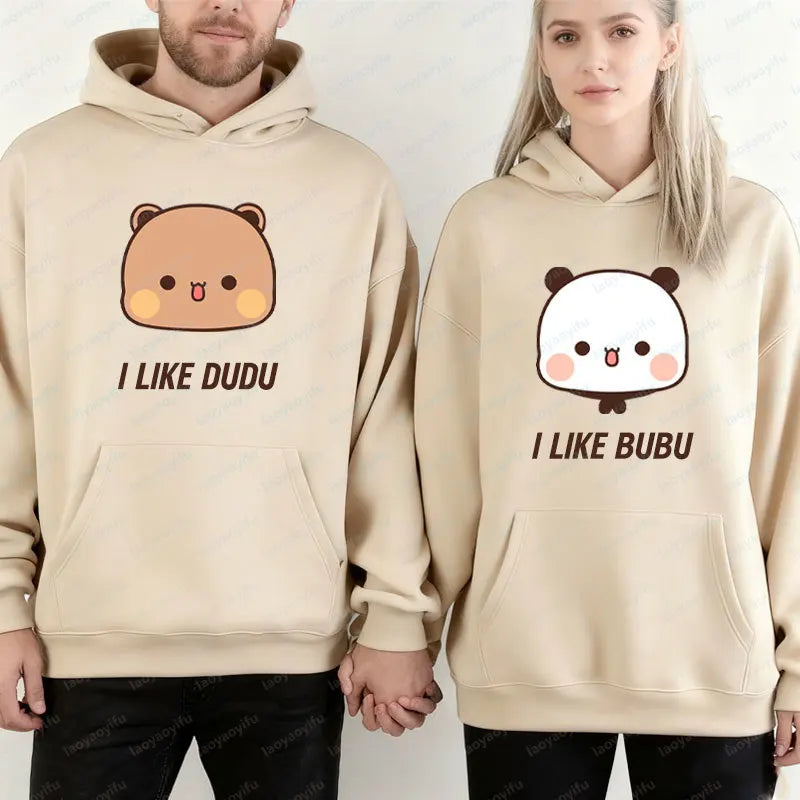 Bubu & Dudu Matching Graphic Hoodie