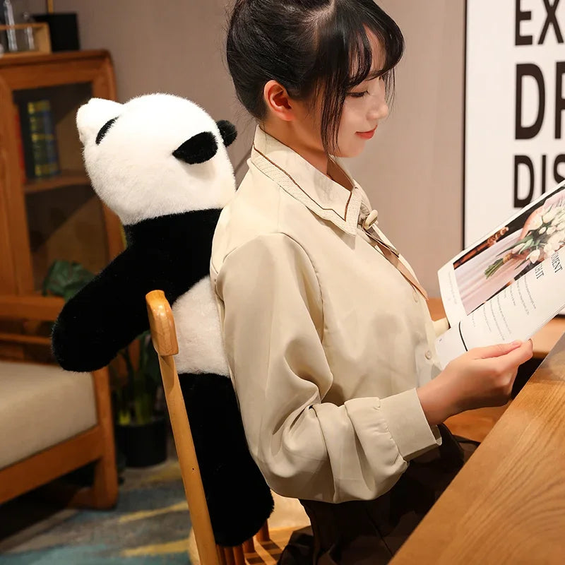 Soft Animal Plush Pillow – Bear & Panda Cuddle Doll