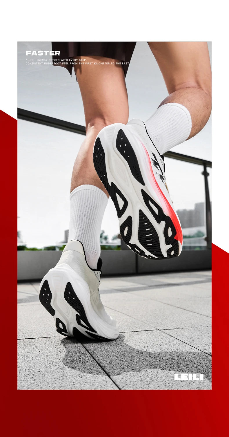 QIAODAN LEILI Men's Cushioned Running Shoes