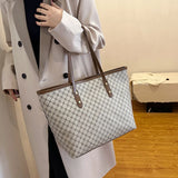Large Capacity PU Leather Tote