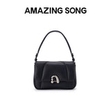 Amazing Song Alpha Bag Medium Shoulder Bag Sheep Leather