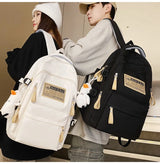 Fashion Big Student School Backpack Rucksack Girls Boys School Bag High Capacity Women Backpack Female Leisure Travel Mochila