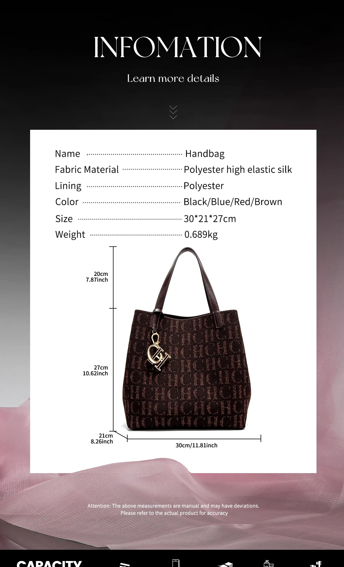 Trendy Solid-Color Women's Bucket Bag - Large Capacity Letter Print Design with Detachable Strap  Inner Card Pockets