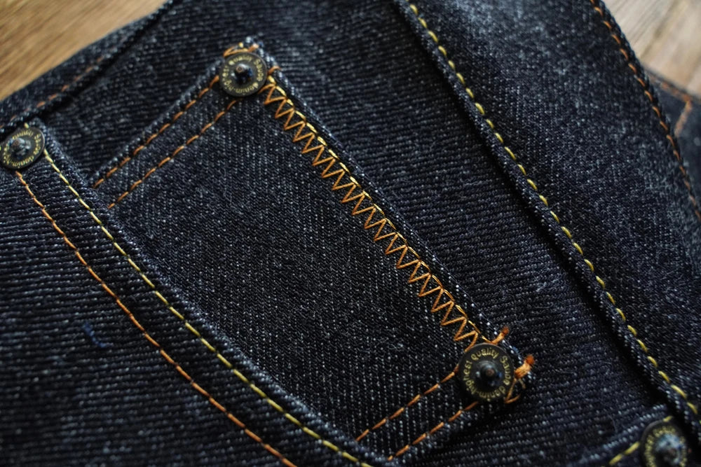 Sauce Origin 1A915-AG Men's Selvedge Denim Jeans | 15 oz Taper Fit