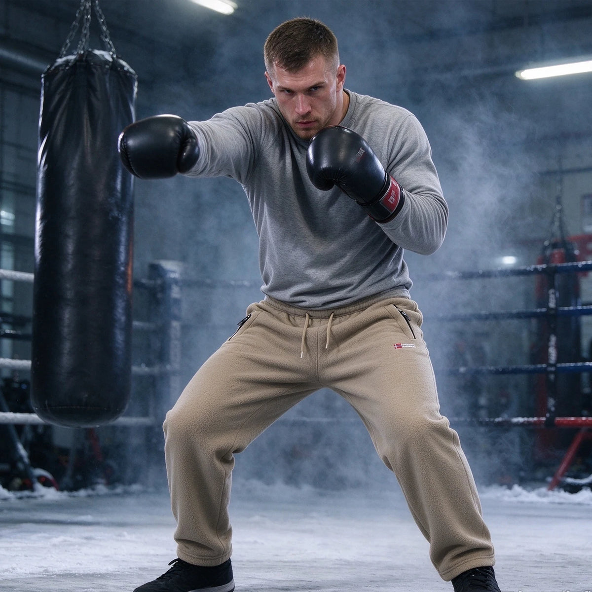 Polar Fleece Drawstring Winter Sweatpants