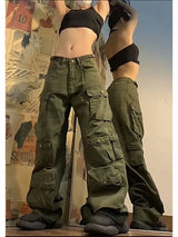 Women’s Y2K Wide-Leg Cargo Pants