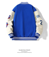 Retro Campus Letterman Jacket