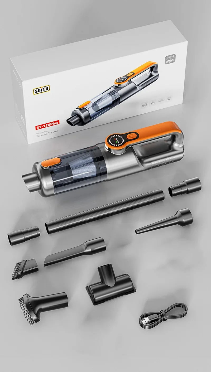 SUITU Wireless Handheld Car Vacuum Cleaner – 17000PA