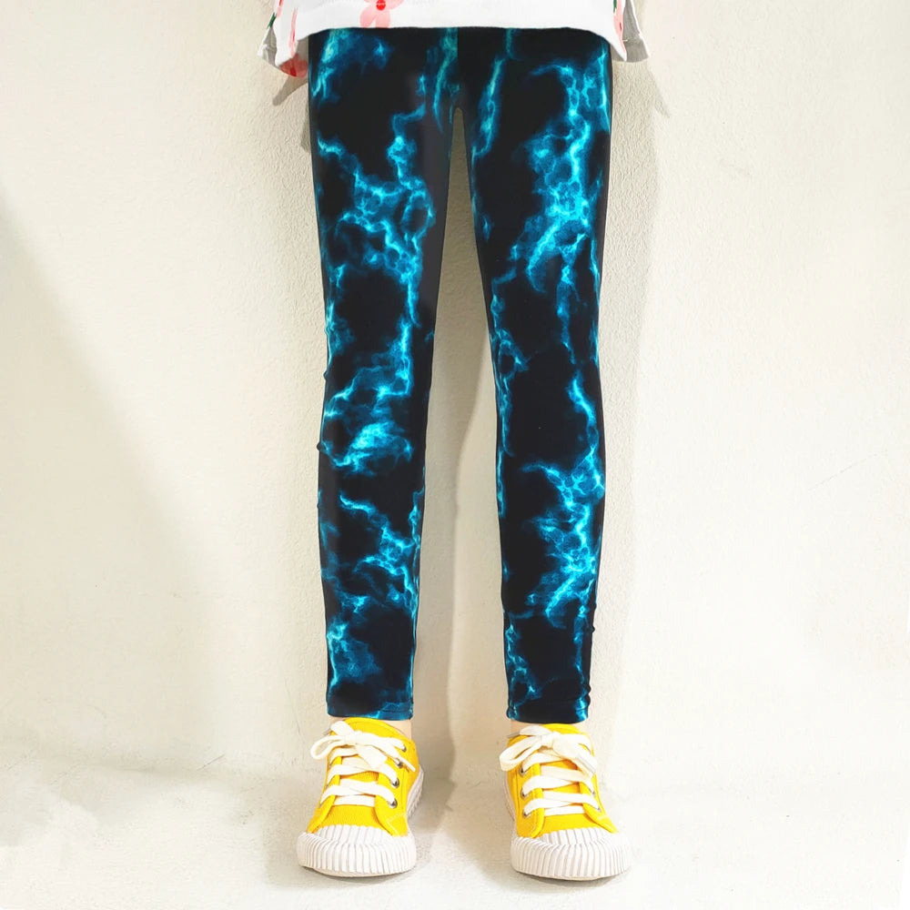 Girls' Floral Cartoon Fashion Leggings