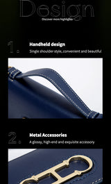 Letter Print Crossbody Satchel
