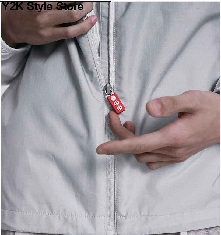 Men’s Lightweight Printed Zip-Up Hoodie